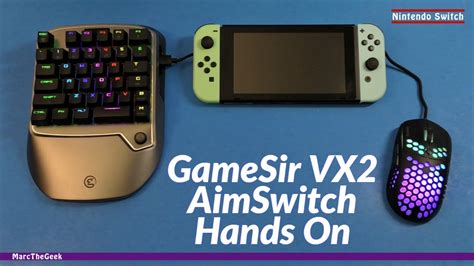 gamesir vx aimswitch gaming keypad hands  youtube
