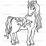 Horse Coloring Pages Cute Fall Color Sheets Unicorn Print sketch template