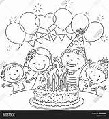 Party Birthday Drawing Coloring Scene Pages Paintingvalley Sketch Color Drawings Pencil Print Getcolorings Printable sketch template
