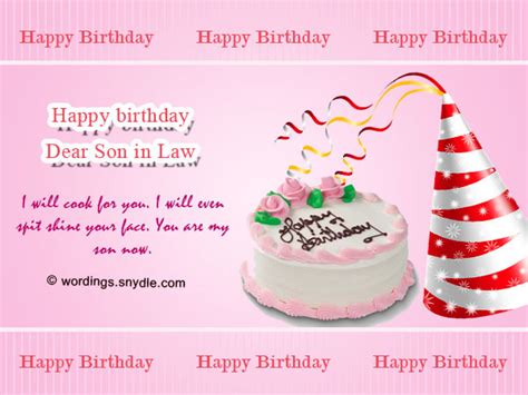 birthday wishes  dear son  law