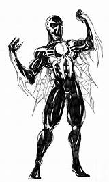 2099 Spider Man Spiderman Drawing Getdrawings sketch template