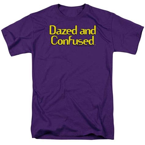 dazed and confused dazed logo purple t shirt