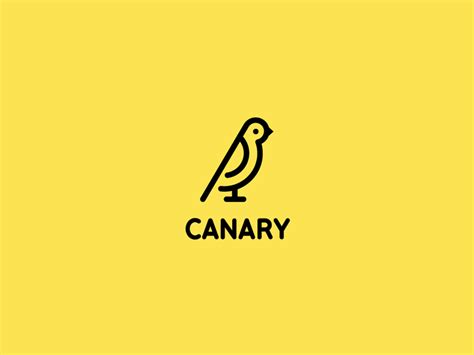 canary logo  sugar  dribbble
