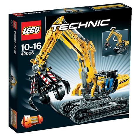 lego style lego technic excavator