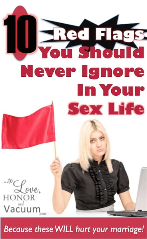 Top 10 Sex And Marriage Red Flags