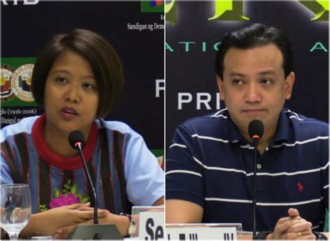 Breaking Ice Trillanes Reaches Out To Nancy Binay