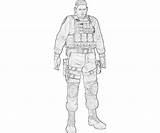 Resident Evil Coloring Chris Redfield Pages Another sketch template