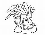 Aztec Coloring Warriors Pages Coloringcrew sketch template