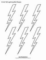 Lightning Bolt Templates Shape Printable Bolts Shapes Inch Printables Timvandevall Outline Print Zeus Crafts Light Tattoo Calligraphy Kunst Storms Hero sketch template