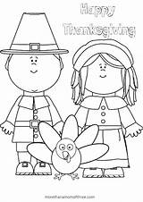Thanksgiving Coloring Pages Cute Printable Getcolorings Color sketch template