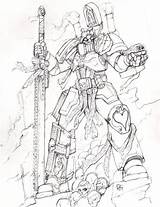 40k Coloring Warhammer Tau Template Boog Pages sketch template