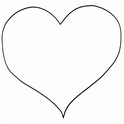 heart shape coloring page shape coloring pages heart coloring pages