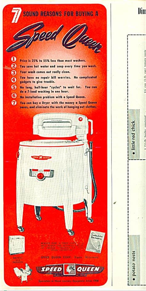 speed queen washing machine ad  newest additions   pack ratz