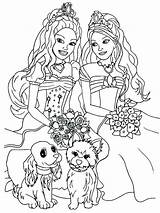 Barbie Coloring Pages Dreamhouse House Dream Life Wedding Color Ken Dog Printable Horse Getcolorings Mermaid Print Template sketch template