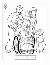Coloring Others Pages Family Honesty Helping Another Lds Friend Children Color Serving Neighbor Jesus Loving Clipart Drawing Printable Library Print sketch template