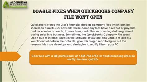 Ppt Here Are Easy Methods To Fix Quickbooks Company File Wont Open