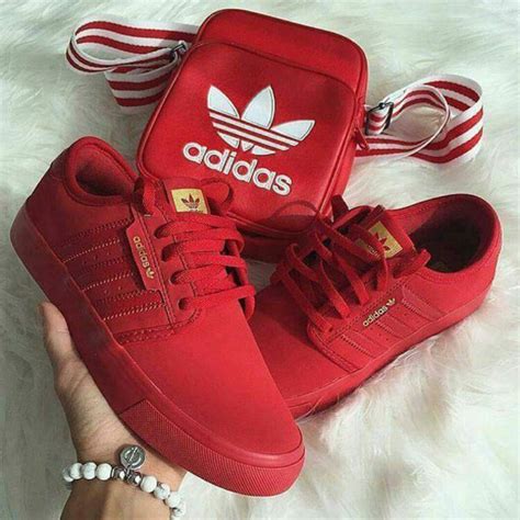shoes adidas red adidas shoes sneakers wheretoget