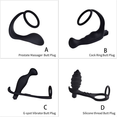 plug anal masculino massagem de próstata vibrador plug anal em silicone