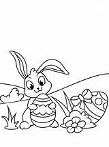 Osterhase Ausmalbild Wiese Bunny Ostern Malvorlage Ostereiern Sitzt Malvorlagen Osterhasen Ausdrucken Hase Pasen Malen Konijntje Paas Kleurplaten Stimmen Downloaden sketch template