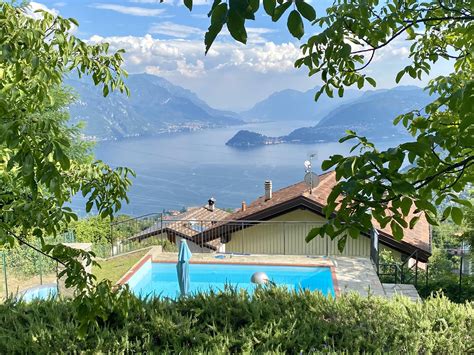 vakantiehuis met zwembad bij menaggio comomeer huizen te huur  san rocco lombardia italie