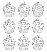 Coloring Warhol Cupcakes Pages Cup Cakes Adults Andy Cake Cupcake Sheet Printable Clipart Adult Color Inspired Clip Library Choose Board sketch template