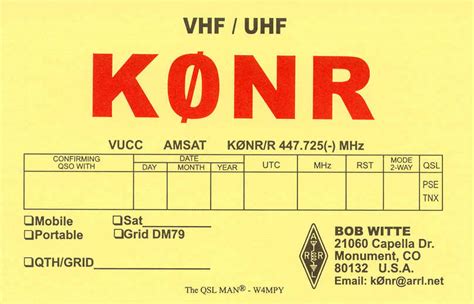 Grumpy About Qsl Cards The KØnr Radio Site