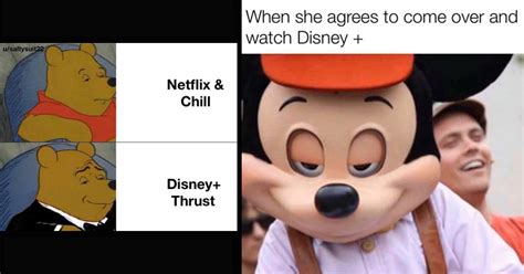 Netflix And Chill Vs Disney Plus Meme