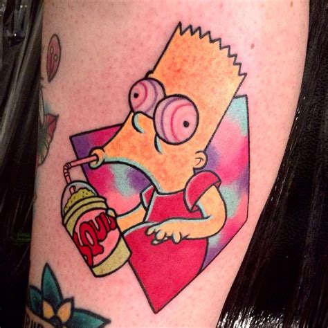 Simpsons Tattoos Can T Find The Original Artist Simpsons Tattoo
