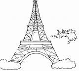 Tower Coloring Eiffel Bloons Pages Getcolorings Getdrawings sketch template