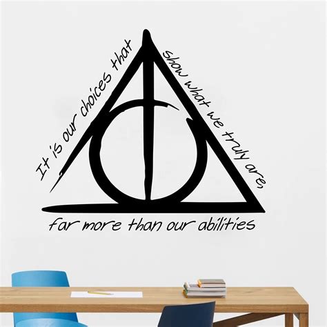 harry potter  choice sign wall car decals kids room bedroom harry potter hogwarts wall