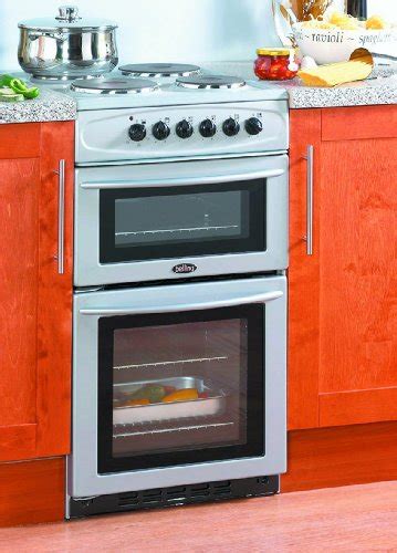 buy belling forum  white cm electric cooker twin cavity oven separate grill white