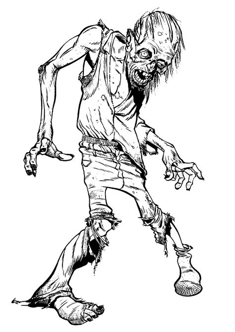 zombie monster coloring pages coloring pages