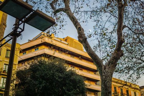 barcelona spanje januari   monument van columbus redactionele fotografie image