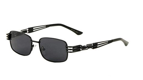amazoncom sicario slim rectangular classic luxury sunglasses black