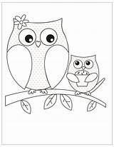 Baby Owlet sketch template