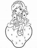 Shortcake Strawberry Coloring Pages Printable Wonder sketch template