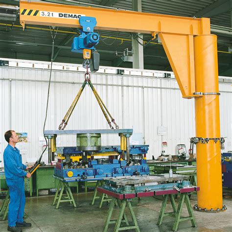 electric hoist  ton cantilever column jib crane