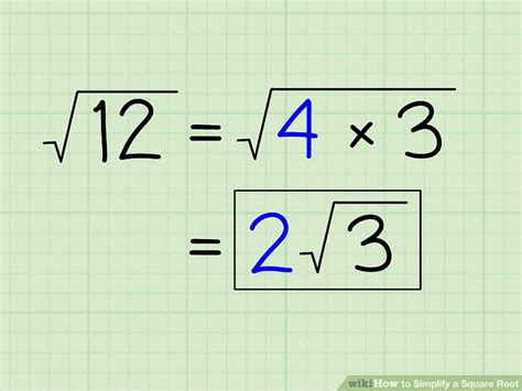 3 Ways To Simplify A Square Root Wikihow