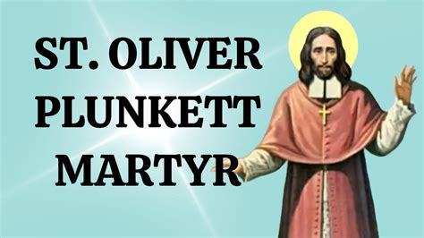 saint oliver plunkett patron saint  peace youtube