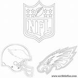 Eagles Coloring Philadelphia Pages Printable Print Color Getcolorings sketch template