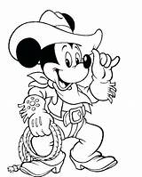 Coloring Pages Western Cowboys Mickey Mouse Cowboy Print Disney Kids Adults Printable Dallas Sheets Osu Farm Wear Color Logo Adult sketch template