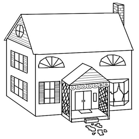 picture  school house coloring page coloring sky house colouring