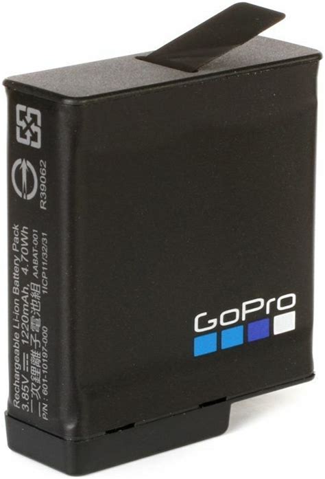 gopro rechargeable battery  hero    black gopro official accessory ebay
