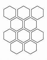 Hexagon Pattern Template Outline Shape Inch Printable Stencil Hexagons Shapes Clipart Templates Patterns Print Pdf Honeycomb Patternuniverse Stencils Crafts Half sketch template