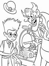 Invention Coloring Pages Getcolorings Goob Robinsons Meet Lewis Fix His sketch template