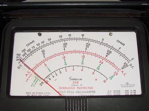 simpson  series prt volt ohm milliammeter