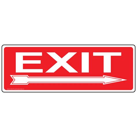 exit sign nhe  enter exit