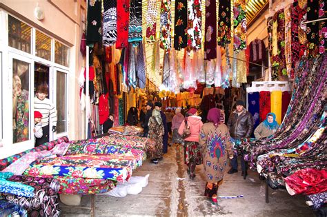 Urgut Bazaars Around Samarkand Uzbekistan
