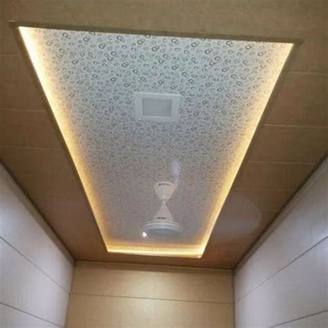 Concealed Grid Plastic Pvc False Ceiling Service Thickness 8mm Rs 95