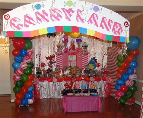 unforgettable creations designed  maria candyland themed birthday party